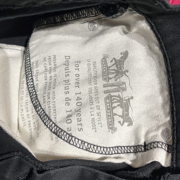 Levi red tag black denim jean - Picture 6 of 8